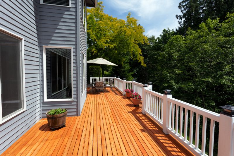 Multi-level outdoor deck