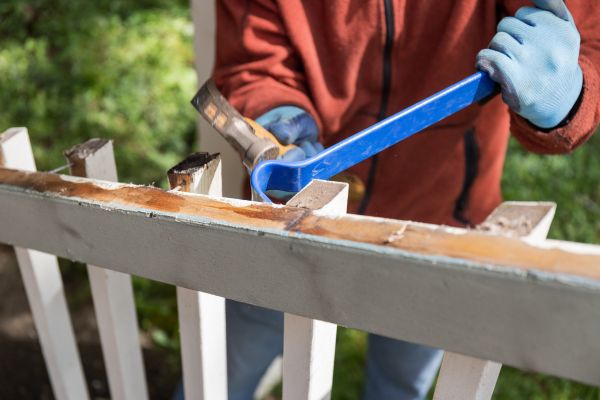 Deck Railing Replacement in Danville