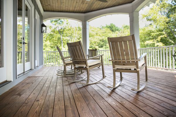 Wood Porch Repair in Danville
