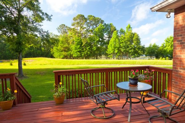 Redwood Deck Installation in Danville