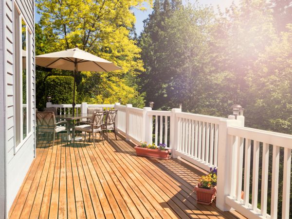 Cedar Deck Installation in Danville