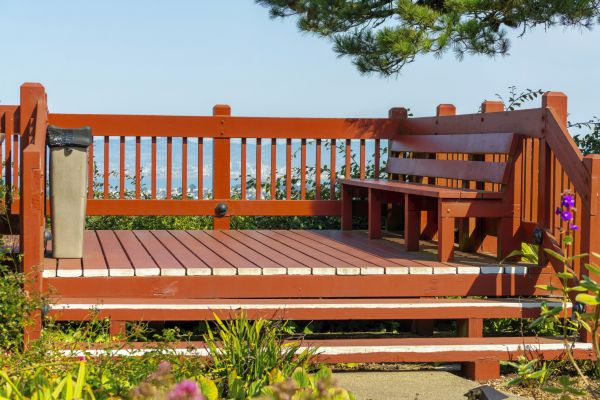 Redwood Deck Construction in Danville