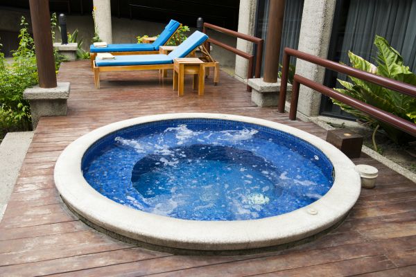 Hot Tub Deck Construction in Danville